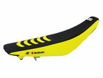 Blackbird Double Grip 3 Seat Cover - RM 125/250 2001-12 - Yellow/Black
