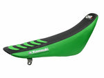 Blackbird Double Grip 3 Seat Cover - Kawasaki KX 125/250 2003-08 - Green/Black