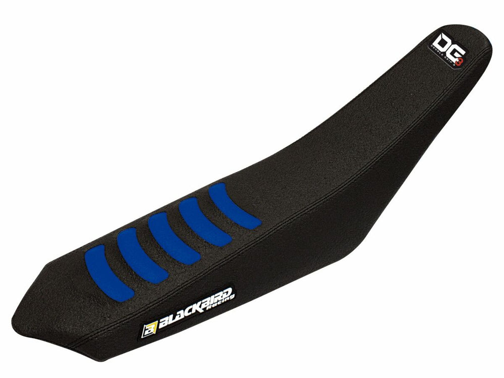 Blackbird Double Grip 3 Seat Cover - Sherco Enduro 2014-16 - Black/Blue