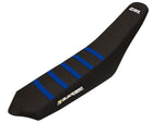 Blackbird Zebra Seat Cover - Sherco SE-R/ SE-F 250/300/450 2017-19 - Black/Blue