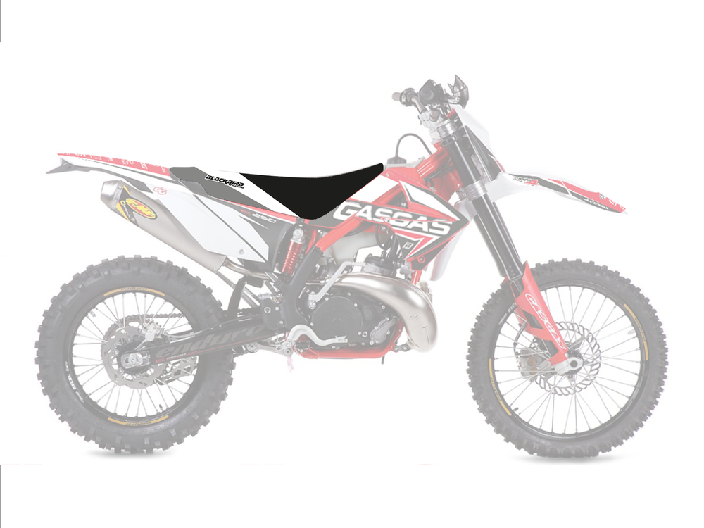 Blackbird Dream 4 Seat Cover - Gas Gas EC450 2009-10, EC515 2009 - Black/ Grey