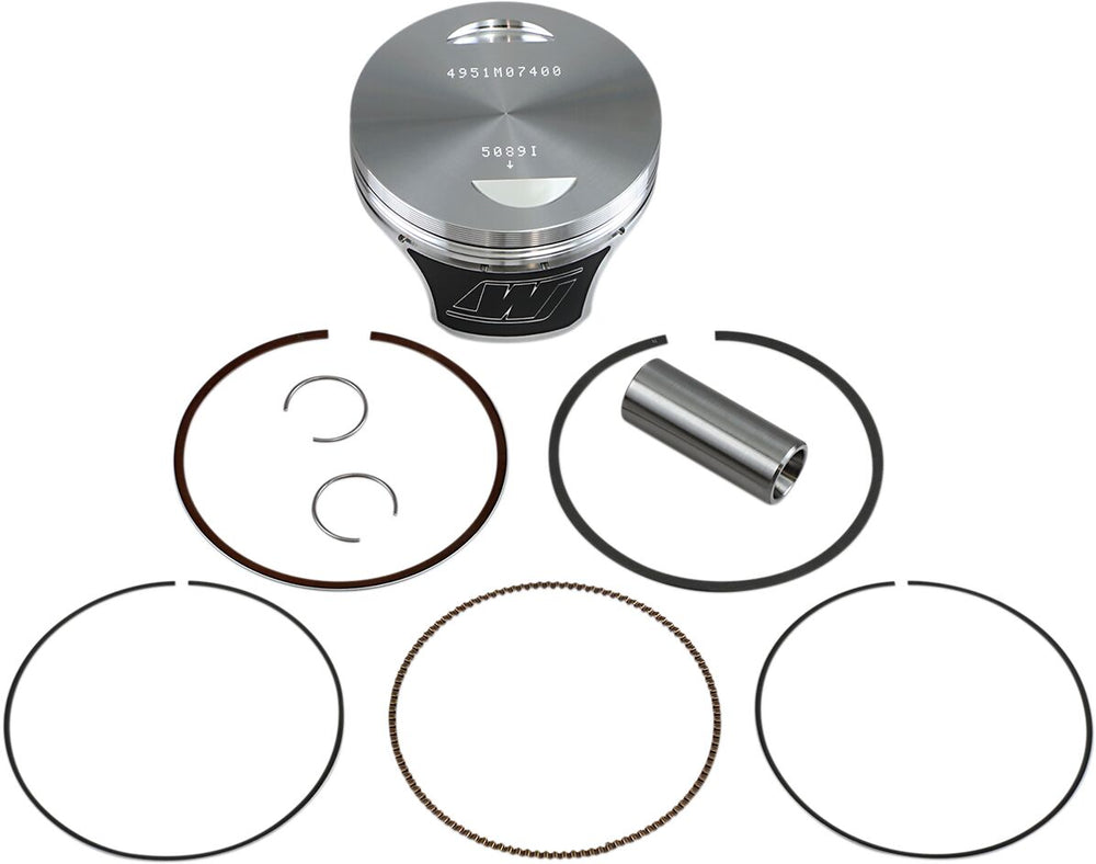 Wiseco Piston Kit - Standard - Yamaha YFM250 Raptor ATV 2008-12