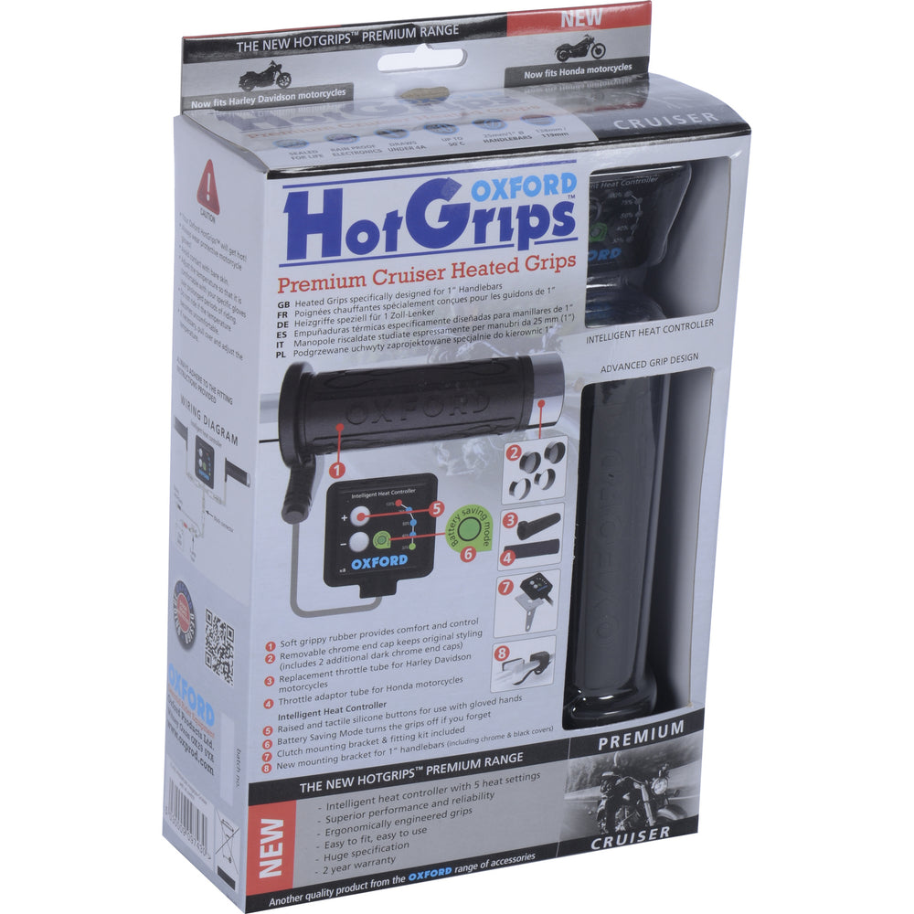 Oxford Motorcycle Hot Grips Premium Cruiser
