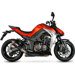 Scorpion Serket Taper Carbon Oval Exhaust For Kawasaki Z1000 2014-2016 No Panniers