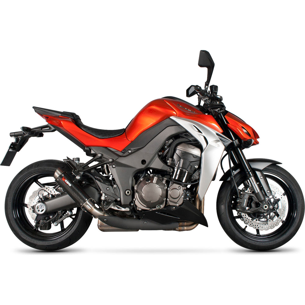 Scorpion RP-1 GP Carbon Round Exhaust For Kawasaki Z1000 2014-2016 No Panniers