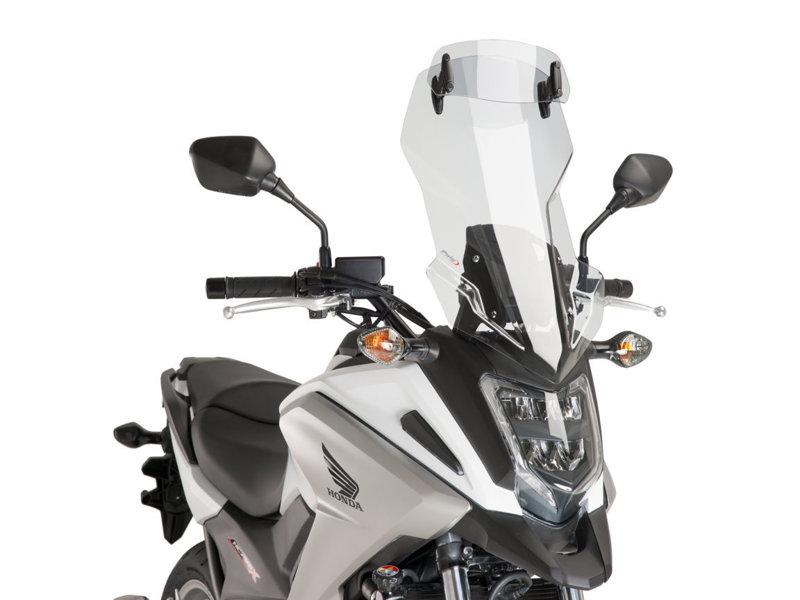 Puig Touring Screen With Extender For Honda NC750 X 2016-2020 - Clear