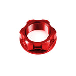 Apico Steering Stem Nut For Honda CR 125/250 1983-2000, Kawasaki KXF 250/450 2004-2023, Suzuki RMZ250 2004-2006 Red