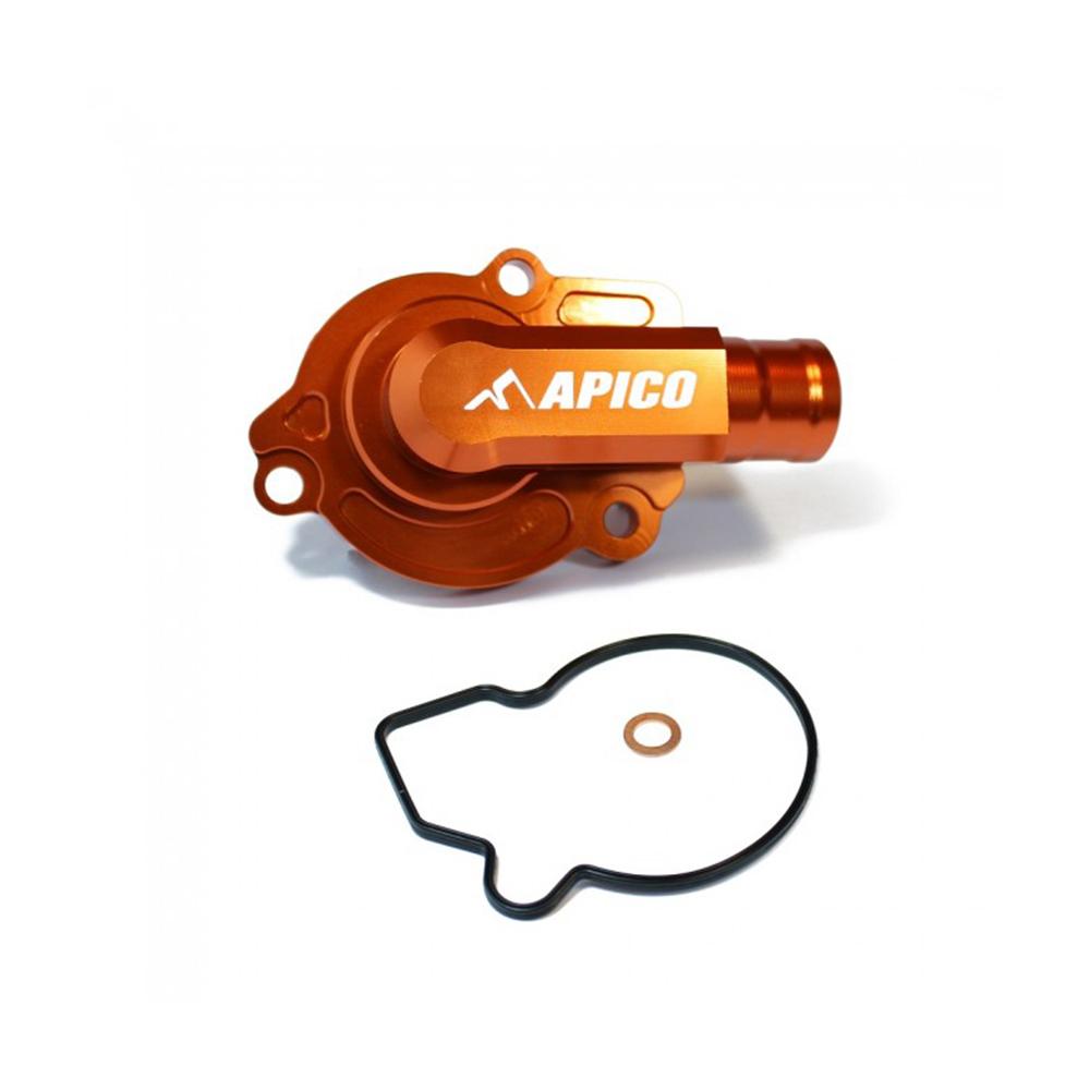 Apico Water Pump Cover For KTM/Husqvarna SX/TC 125/150 2016-2022, EXC/TE/TX 125-150 2017-2023, Gas Gas MC125 2021-2023 Orange