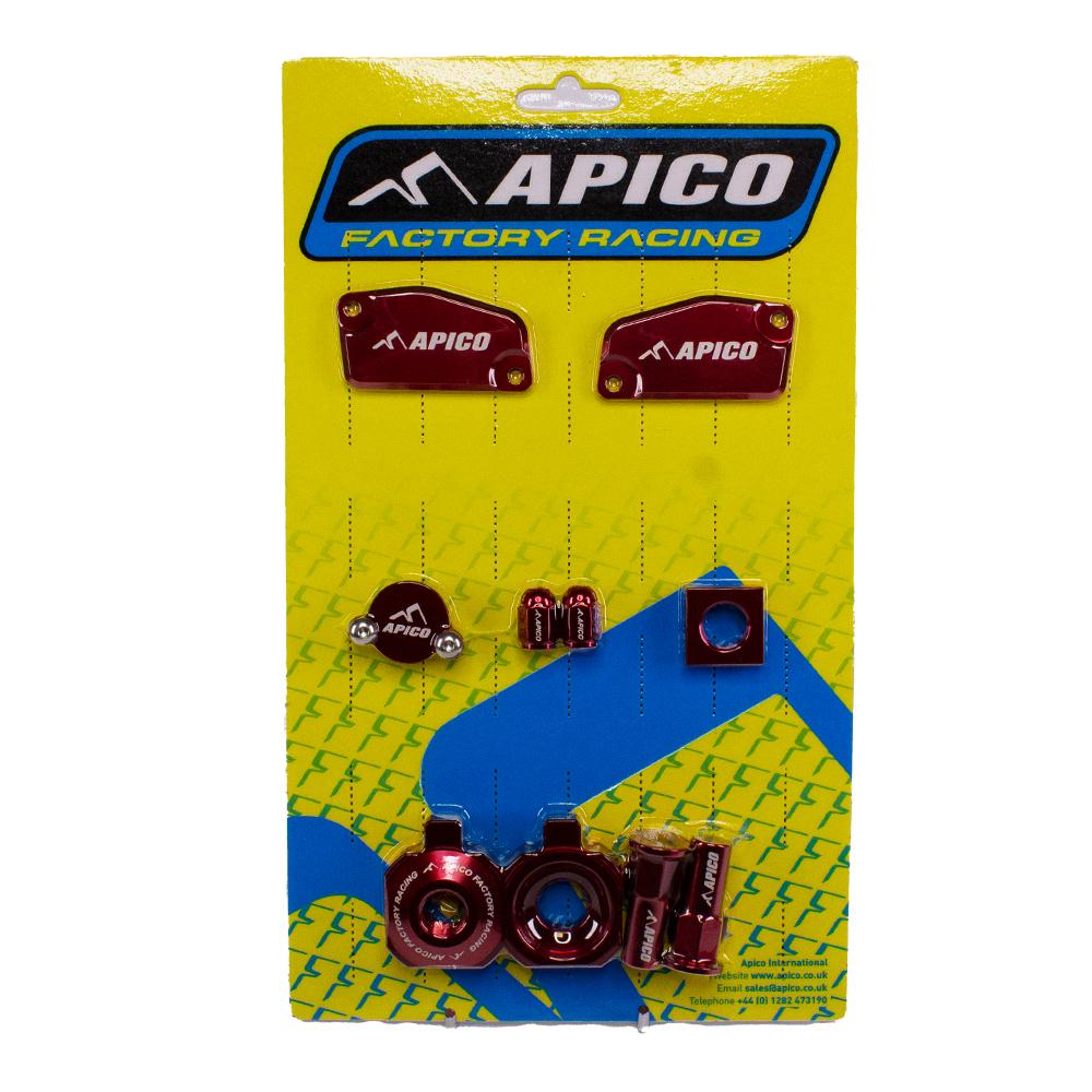 Apico Factory Bling Pack For KTM SX65 2016-2022, Husqvarna TC65 2017-2022, Gas Gas MC65 2021-2022 Red