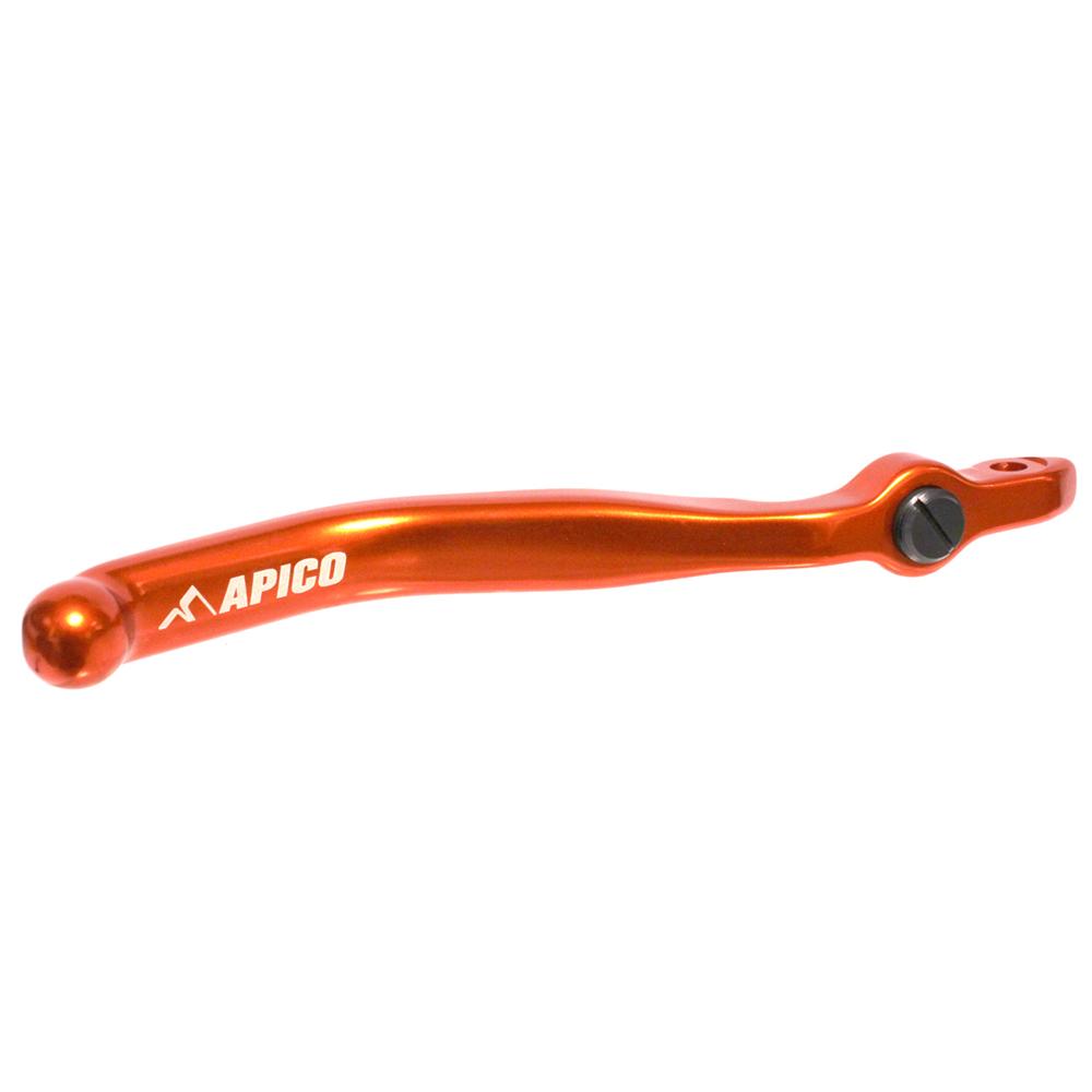 Apico Elite Forged Brake Lever For KTM SX/SX-E50 2002-2023, Husqvarna TC50/EE-5 2017-2023, Gas Gas MC50/MC-E5 2021-2023 Orange