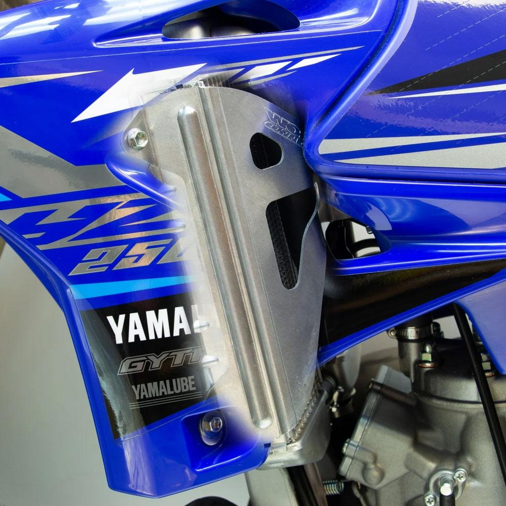 Works Connection Radiator Braces For Yamaha YZ125 & YZ125X 2025-2026 Silver