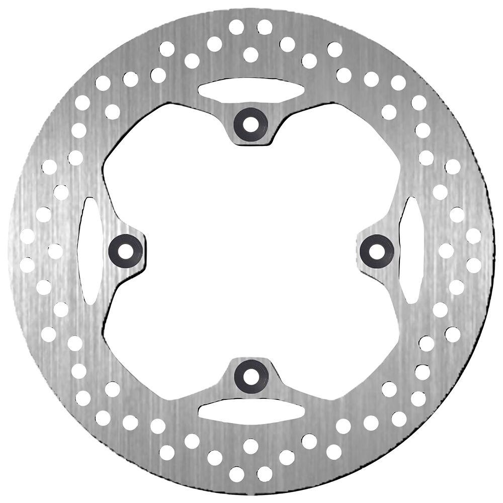 SBS Standard Round Rear Brake Disc For Ducati 848 2008-2010 - Silver