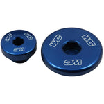 Works Connection Engine Plugs For Yamaha YZF450 2006-2009, YZF450 2023-2025, WRF250 2003-2013, WRF450 2003-2015 Blue
