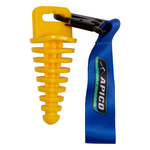 Apico 2 Stroke Exhaust Plug With Lanyard Yellow