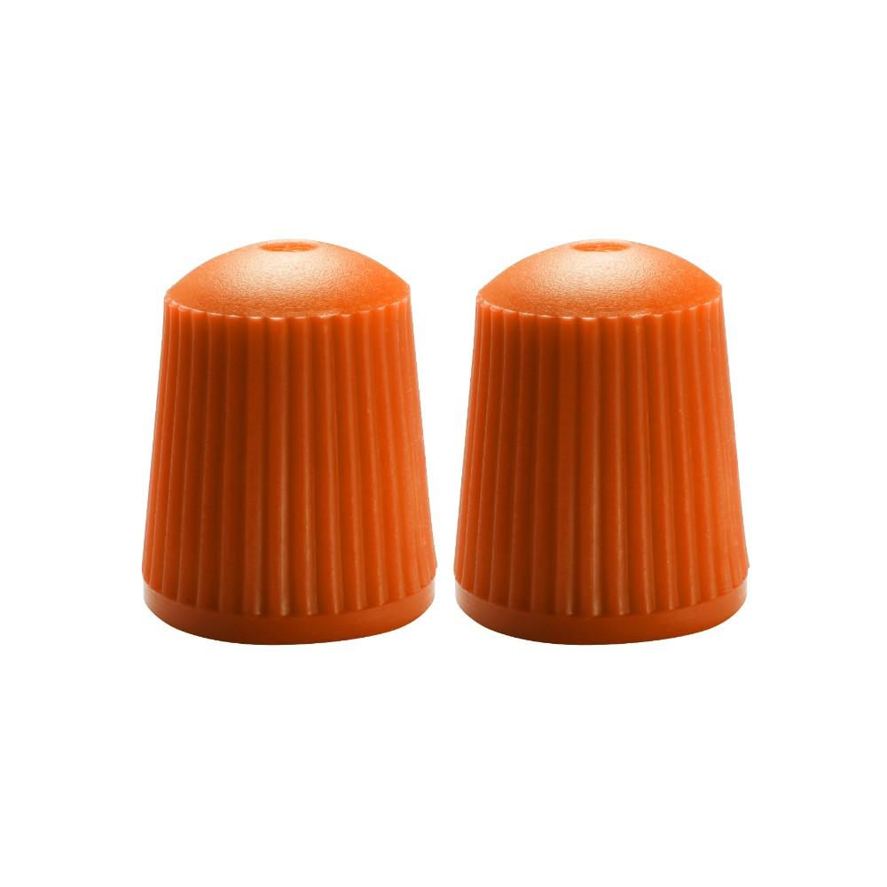 Apico Silicone Valve Caps 10-pack Orange