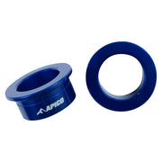 Apico Rear Wheel Spacers For Kawasaki KX 125/250 2003-2008, KXF 250/450 2004-2023, KX 250/450XC 2021-2023 Blue