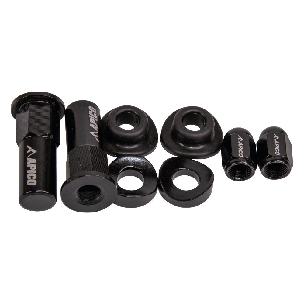 Apico Factory Wheel Bling Pack Black