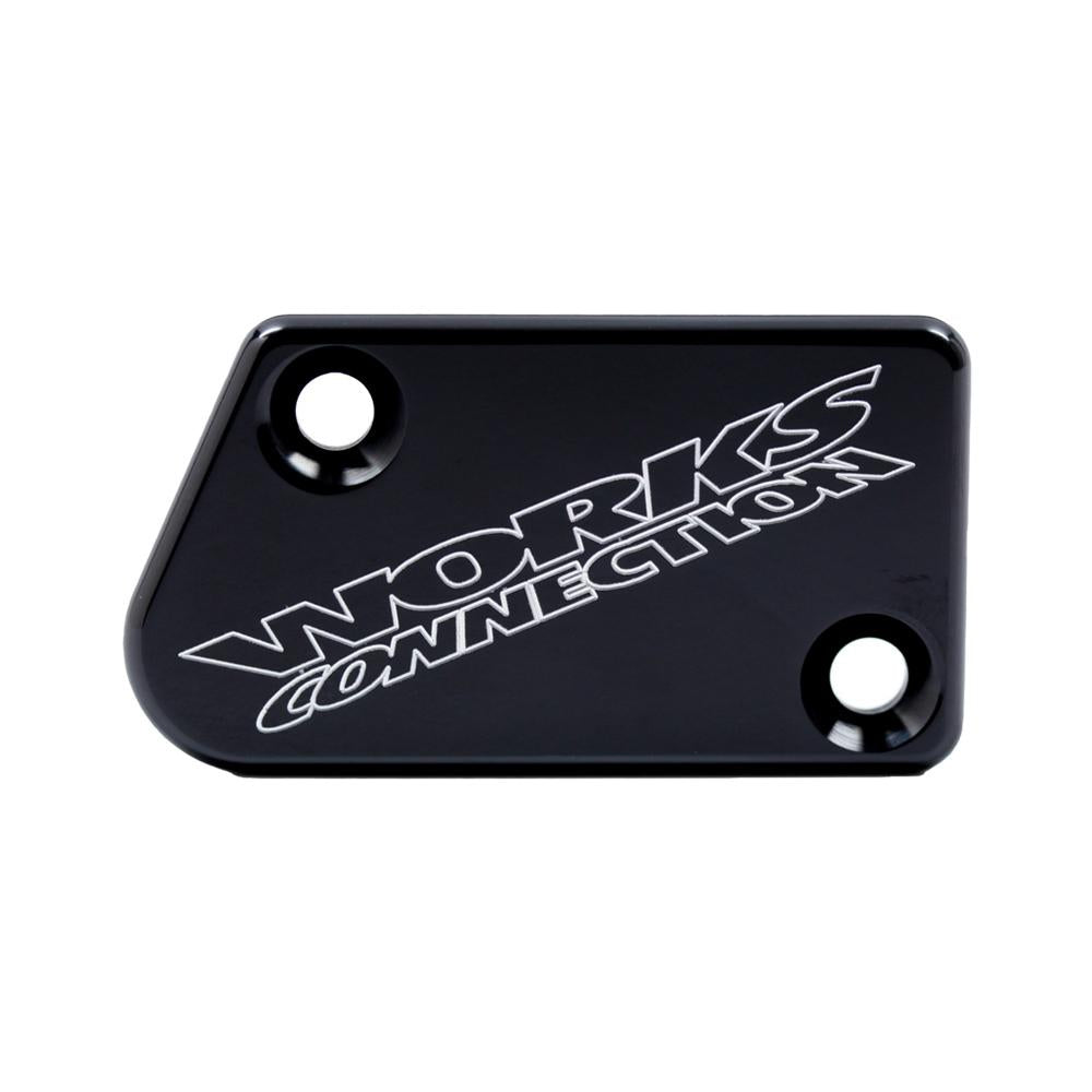 Works Connection Front Brake Master Cylinder Cover For Yamaha YZ 125/250 2008-2025, YZF250 2007-2025, YZF450 2008-2025, YZ125X 2020-2025, YZ250X 2016-2025, YZF 250/45X 2015-2025, WRF 250/450 2017-2025 Black