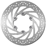 SBS Standard Round Front Left Brake Disc For Aprilia ETX350 Tuareg 1986-1987 - Silver
