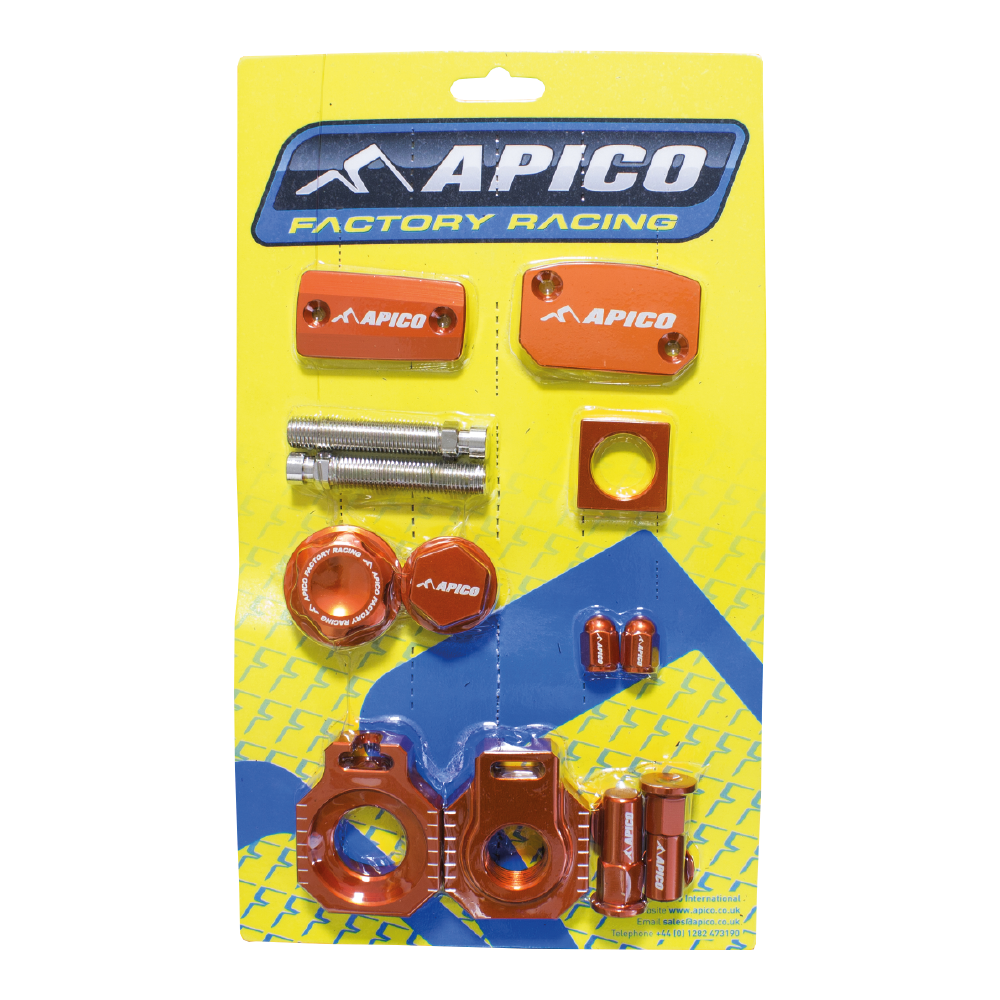 Apico Factory Bling Pack For KTM SX 125/150 2009-2012, EXC 125/200 2008-2013, SXF450 2009-2012, XC-F 450 2009 Orange