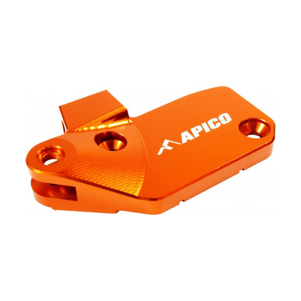 Apico Brembo Clutch Master Cylinder Cover For KTM SXF250 2006-2010, EXC-F250 2006-2010 With Hot Start Orange