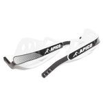 Apico Apico Enduro Hand Guards With Full Wrap Around Aluminium Frame White