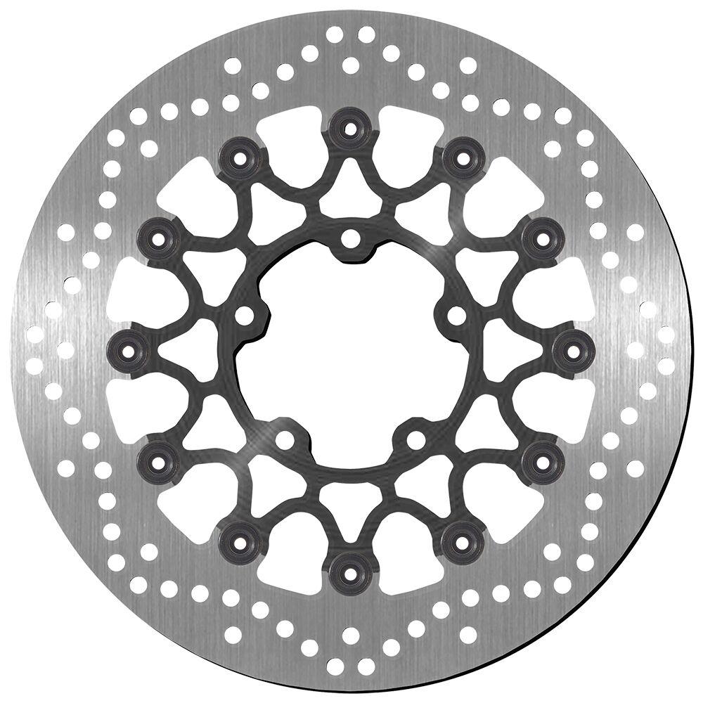 SBS Stainless Steel Front Brake Disc For Triumph Tiger 800 2011-2014 - Black/Silver