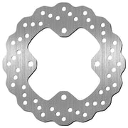 SBS Standard Contour Rear Brake Disc For Kawasaki ZX-10 R 1000 Ninja 2008-2020 - Silver