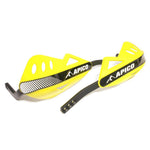 Apico Apico Enduro Hand Guards With Full Wrap Around Aluminium Frame Yellow