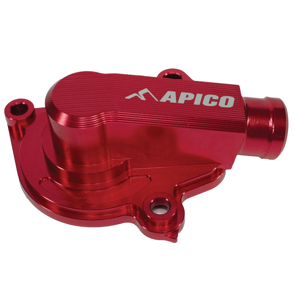 Apico Water Pump Cover For KTM/Husqvarna SX/TC/TX 125/250/300 2023-2025, EXC/TE 150/250/300 2024-2025, Gas Gas MC/EC/EX 125/250/300 2024-2025 Red