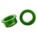Apico Rear Wheel Spacers For Kawasaki KX 125/250 2003-2008, KXF 250/450 2004-2023, KX 250/450XC 2021-2023 Green