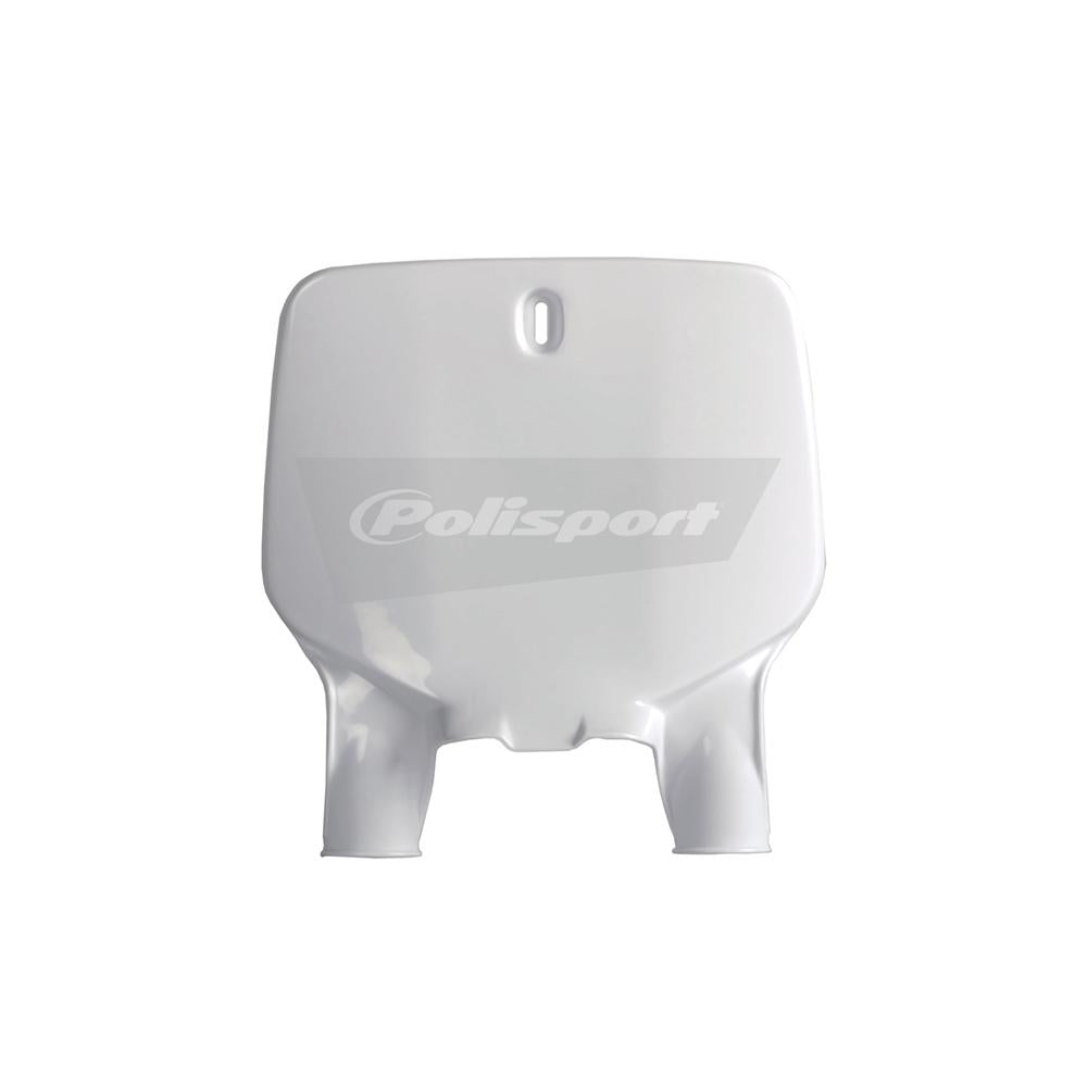 Polisport Front Number Board For Kawasaki KX 125/250 1989-1995, KX500 1989-1995 White