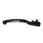 Apico Elite Brake Lever For AJP 2 Hole Trials Applications Black Long