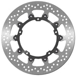 SBS Stainless Steel Front Brake Disc For Triumph Speed Triple 1050 2008-2020 - Black/Silver