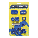 Apico Factory Bling Pack For KTM EXC-TPI 150-300 2014-2023, EXC-F250-500 2014-2023, Husqvarna TE/FE 250-501 2014-2016 Blue