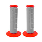 Apico Motocross MX Bike Handlebar Grips Grey Red