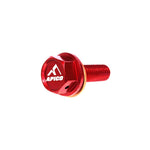 Apico Magnetic Sump Drain Bolt M8 X 25mm X 1.25 For Honda CRF250R 2004-2009, CRF250X 2004-2018 Red