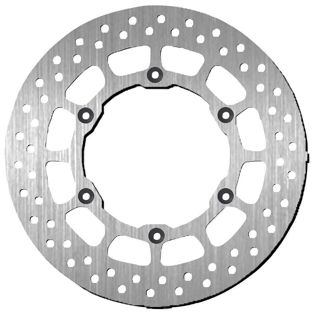 SBS Standard Round Front Left Brake Disc For Yamaha WR250Z 1998 - Silver