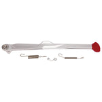 Apico Side Stand For KTM/Husqvarna XC/XC-F/TX/FX 150-450 2023-2024, EXC/EXC-F/TE/FE 150-501 2024, EC/EC-F/EX/EX-F 2024 Silver/Red