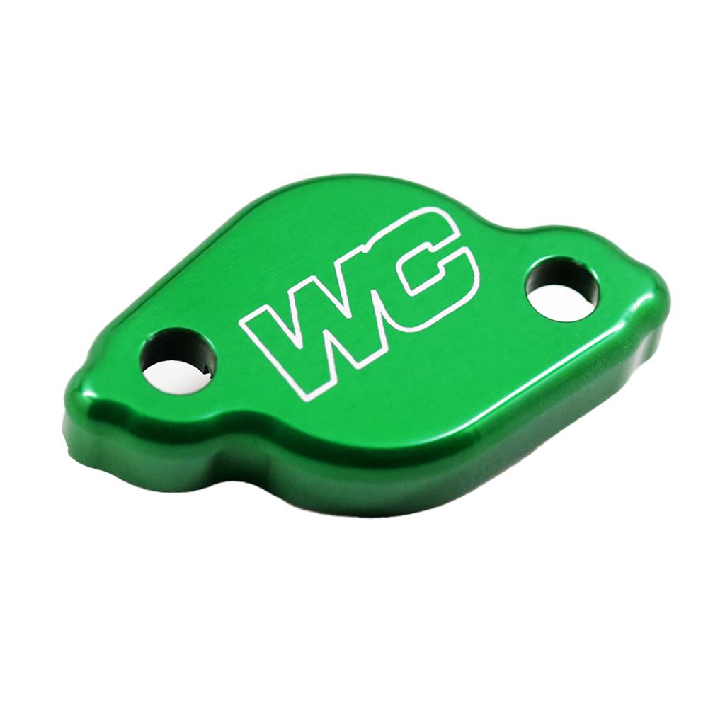Works Connection Rear Brake Master Cylinder Cover For Yamaha YZ/YZF/WRF 2003-2025, Kawasaki KXF250 & KXF250XC 2025, KXF450 & KXF450XC 2024-2025 Green