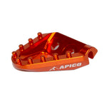 Apico OEM Brake Pedal Tip For KTM/Husqvarna SX/SXF/TC/FC 2016-2022, EXC/EXC-F/TE/FE 2017-2023, Gas Gas MC/EC/EX 2021-2023 Orange