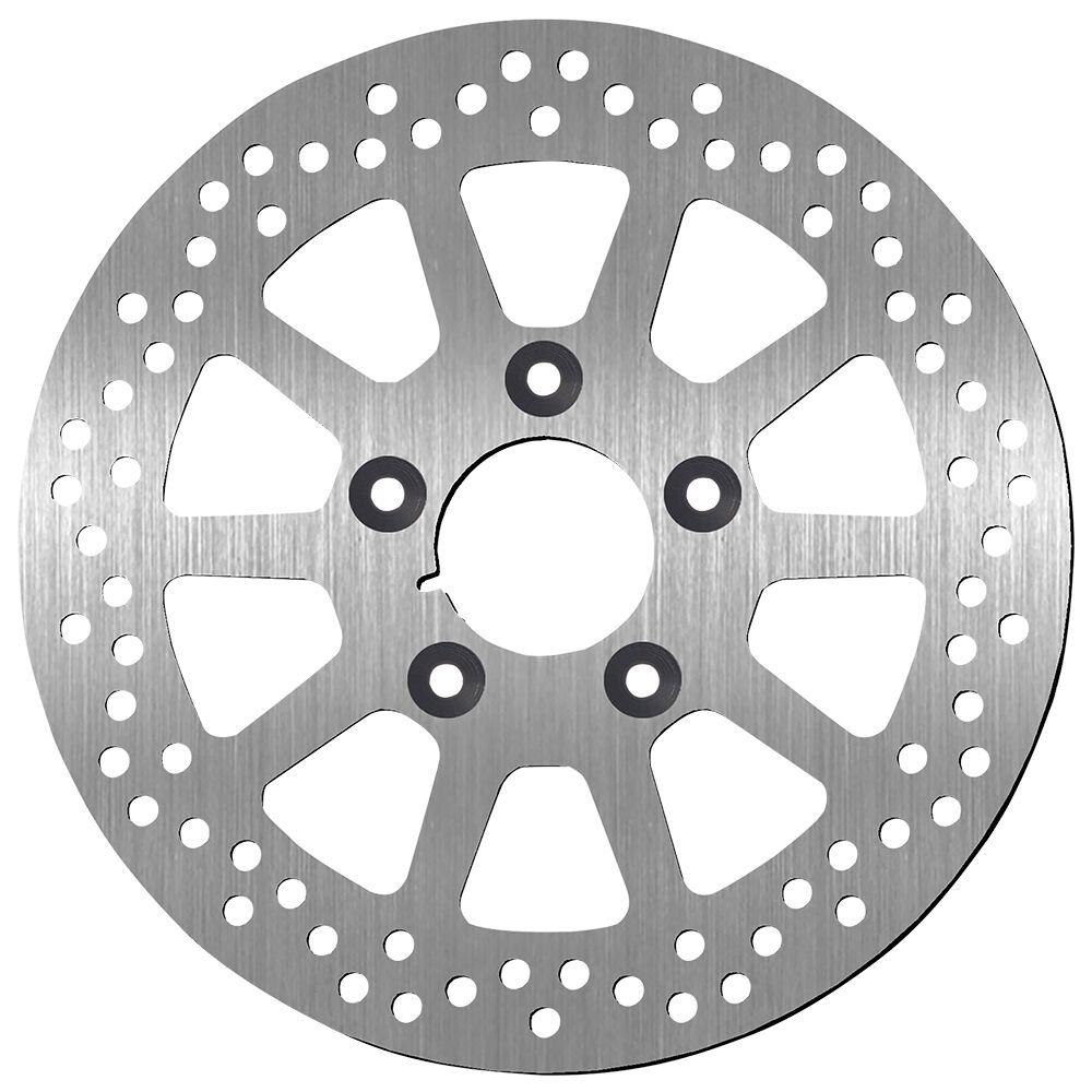 SBS Standard Round Rear Brake Disc For Harley Davidson XL 1200 C 2000-2016 - Silver