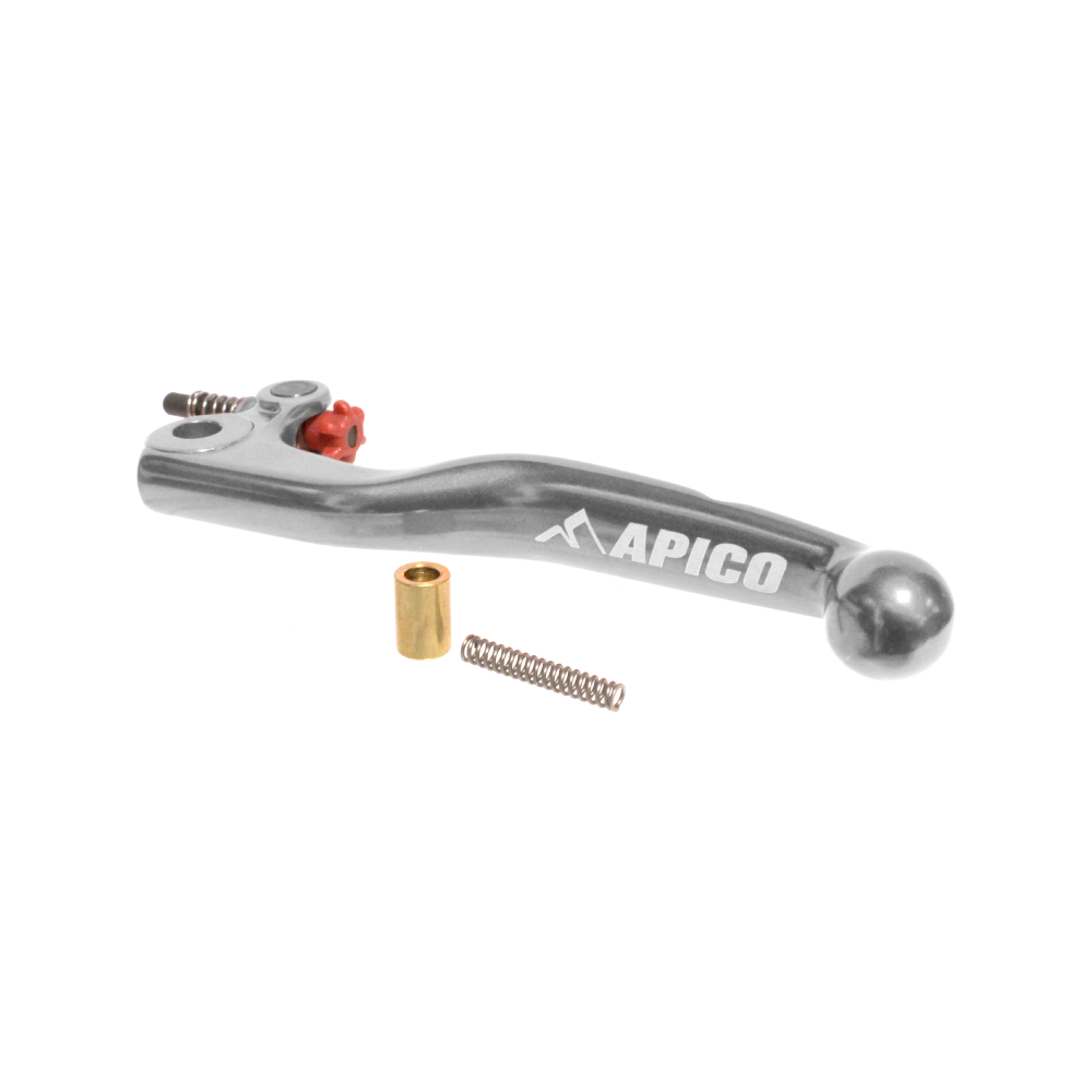 Apico Elite Magura Clutch Lever With Adjuster For KTM 1998-2008, SX65 2001-2013, SX85 2003-2012 Long Silver