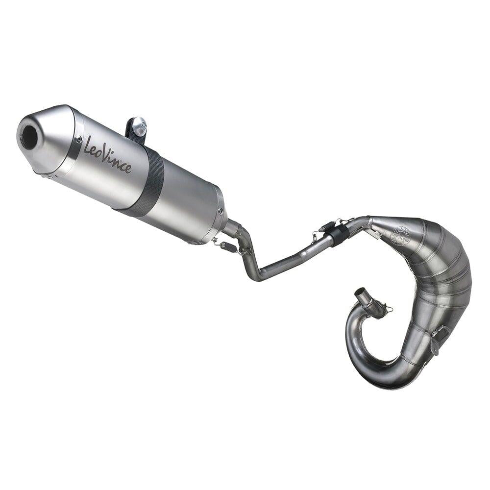 LeoVince X-Fight Stainless Steel Full Exhaust System For Rieju MRT 50 Cross 2009-2012