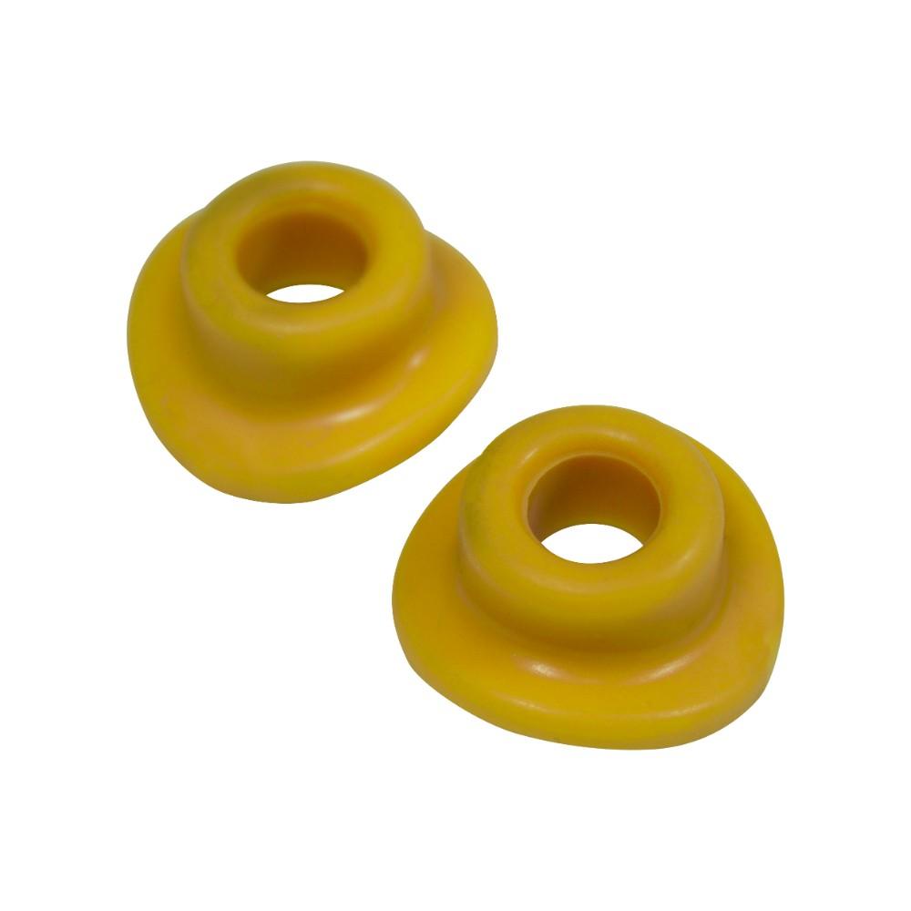 Apico Valve Cap Seals Silicone 2-pack Yellow