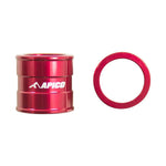 Apico Front Wheel Spacers For Honda CR 125/250 2002-2007, CRF 250/450R 2002-2023, CRF 250/450RX 2017-2023 Red