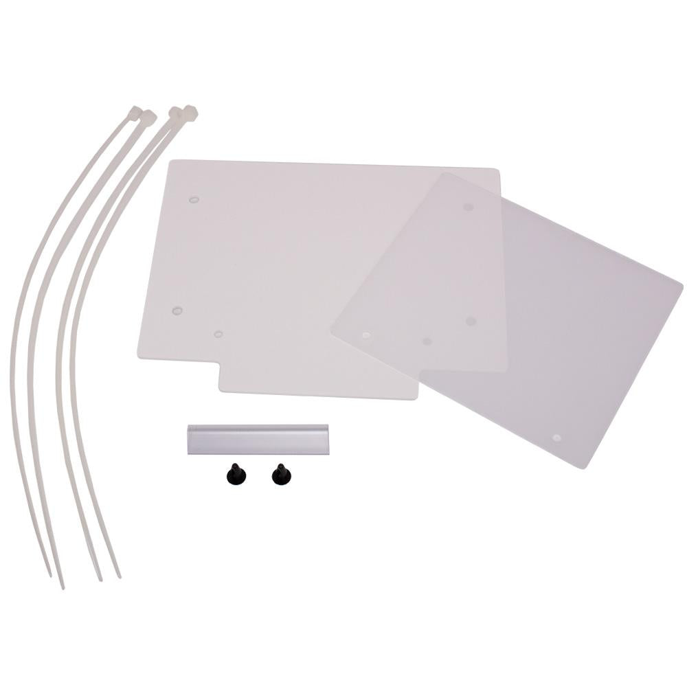 Apico Front Number Board Plastic With Window White