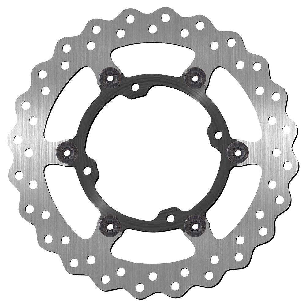 SBS Stainless Steel Front Brake Disc For Kawasaki KX250 2021-2022 - Black/Silver