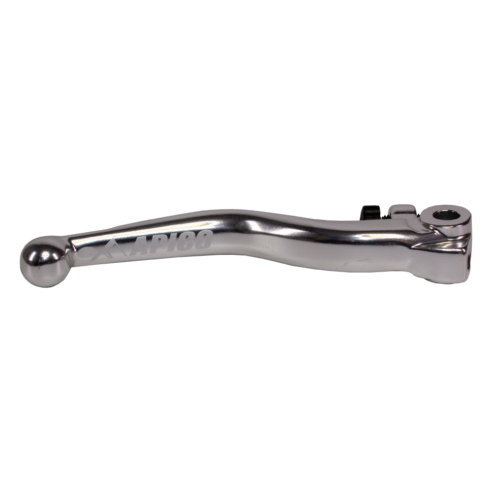 Apico Braktec Elite Brake Lever For Gas Gas EC/EC-F 250/300/350 2021-2025, Husqvarna TE/FE 150/250/300/350/450/501 2022-2025 Silver