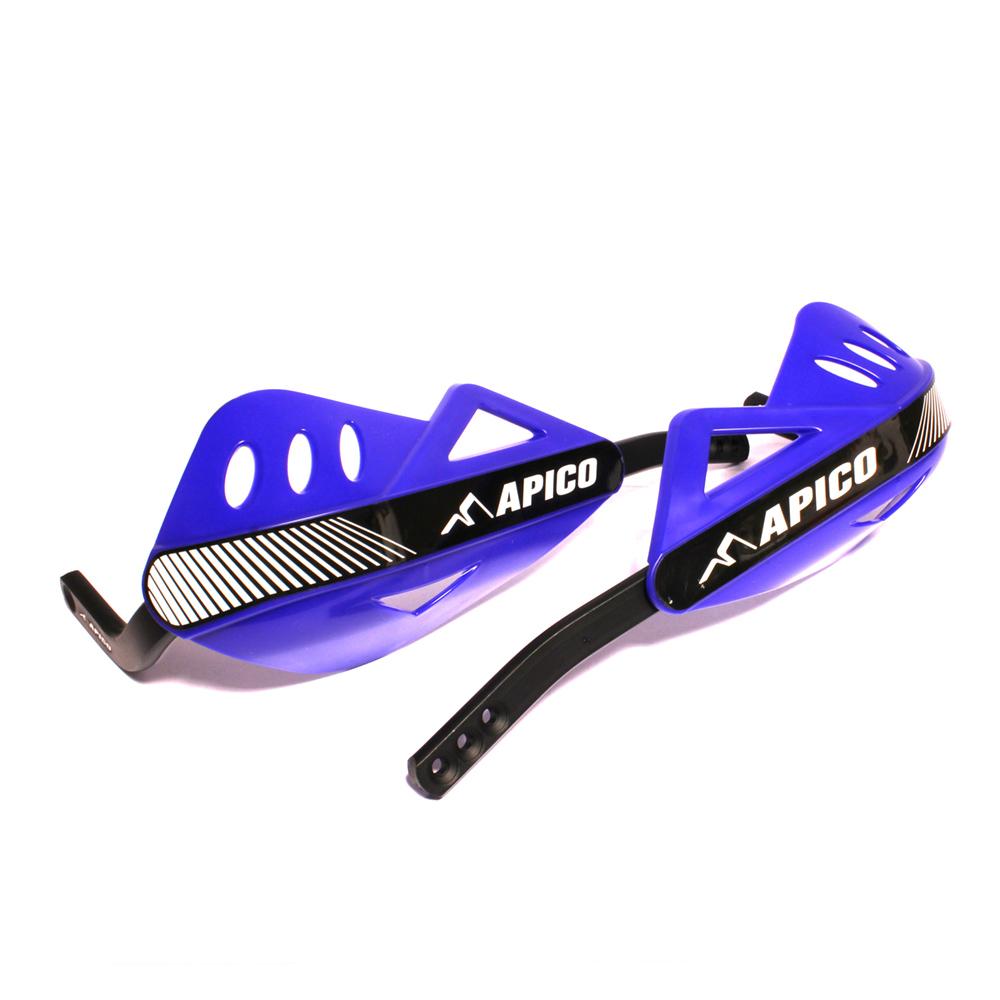 Apico Apico Enduro Hand Guards With Full Wrap Around Aluminium Frame Blue